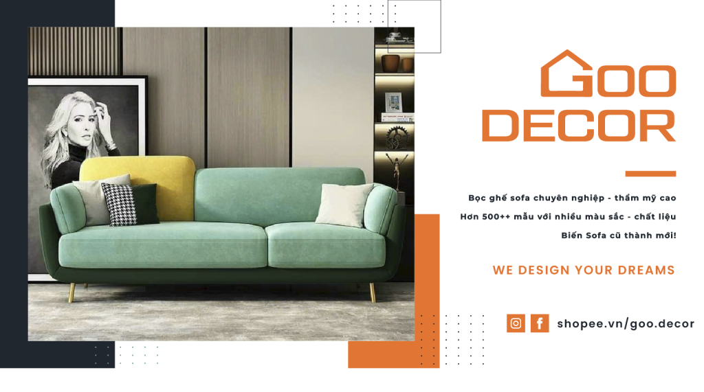 Bọc ghế sofa cũ Goo decor