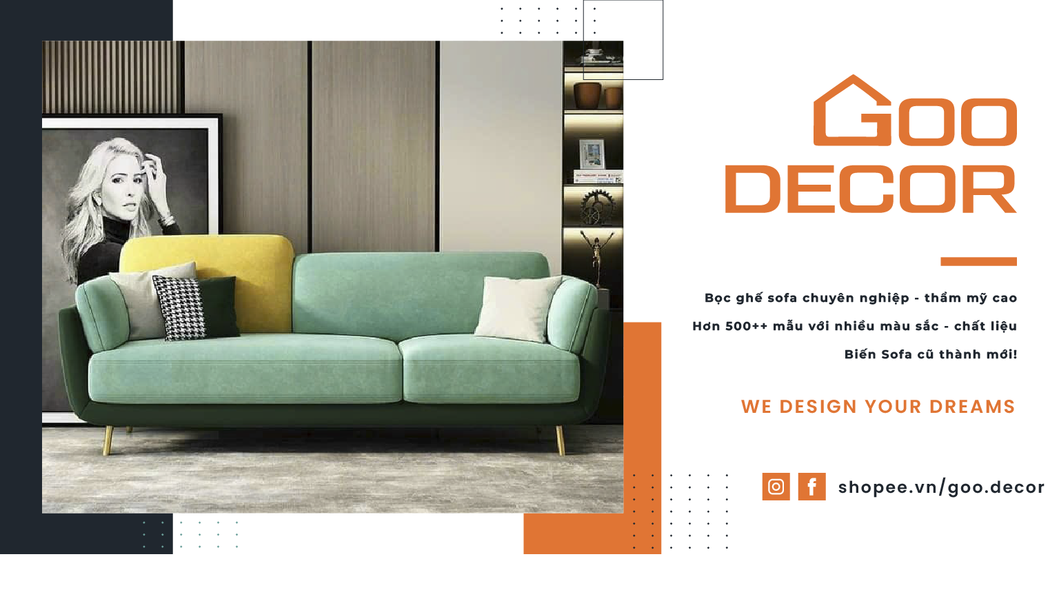 Bọc ghế sofa Goo decor