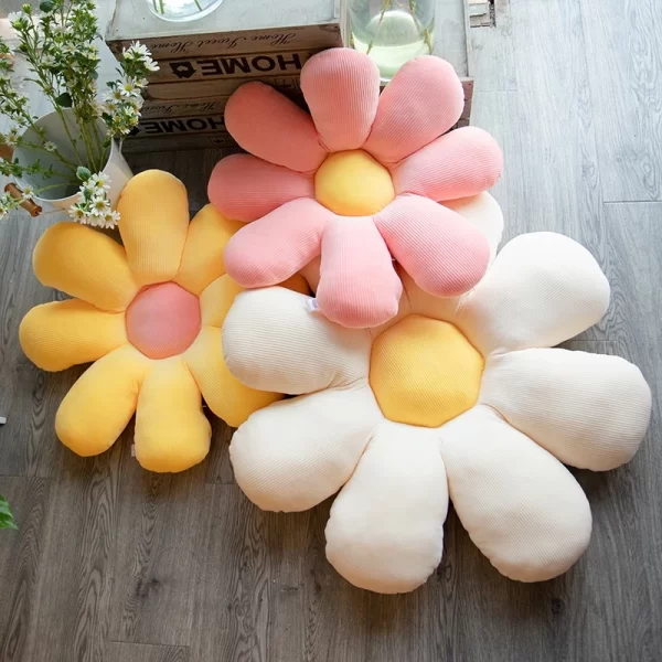Gối tựa trang trí sofa bông hoa