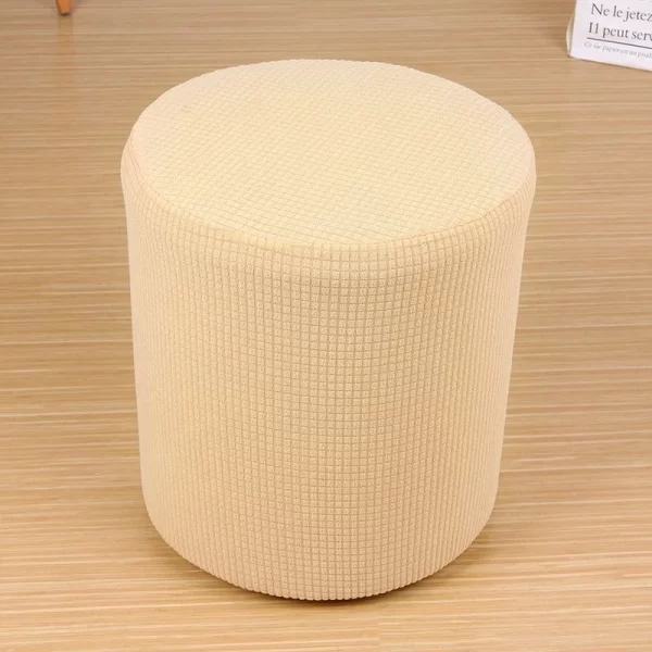 Vỏ Đôn sofa tròn nhung gân