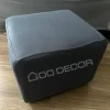 Vỏ Đôn sofa vuông thun sữa xám đậm