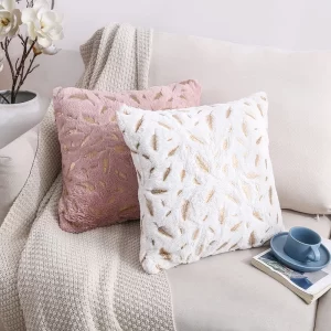 Vỏ gối nhung lông bọc sofa