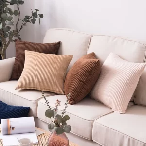 Vỏ gối nhung tăm sofa
