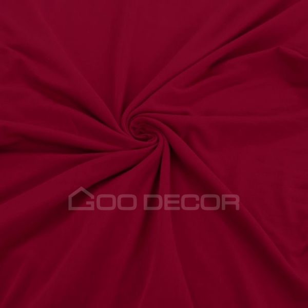 Bọc đệm ghế sofa bằng vải thun sữa màu trơn co giãn GOO Decor