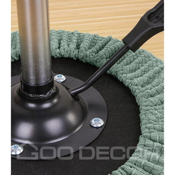 Bọc ghế xoay vải nhung gân co giãn mềm mại GOO Decor