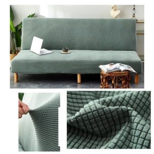 Bọc sofa bed và sofa giường bằng vải nhung co giãn 4 chiều GOO Decor