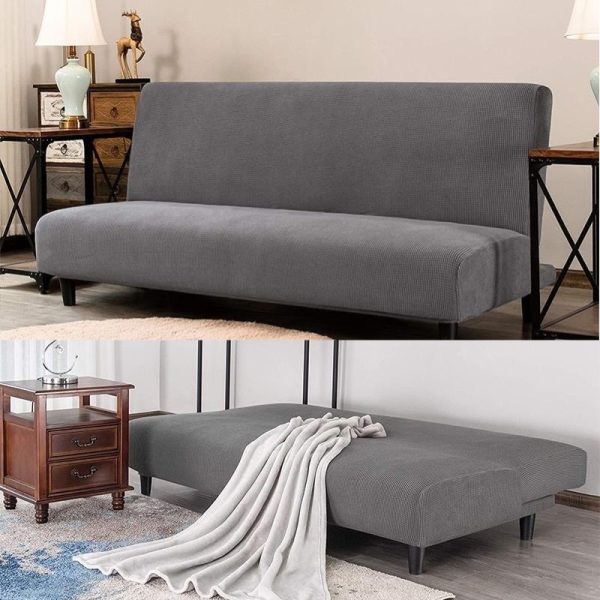 Bọc sofa bed và sofa giường bằng vải nhung co giãn 4 chiều GOO Decor