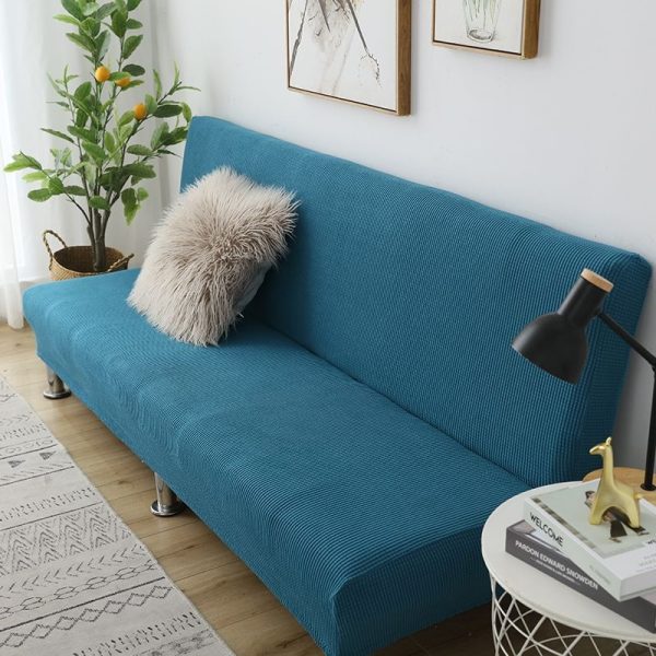 Bọc sofa bed và sofa giường bằng vải nhung co giãn 4 chiều GOO Decor