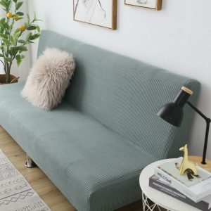 Bọc sofa bed và sofa giường bằng vải nhung co giãn 4 chiều GOO Decor