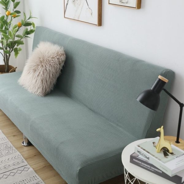 Bọc sofa bed và sofa giường bằng vải nhung co giãn 4 chiều GOO Decor