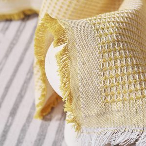 Khăn phủ ghế sofa dệt cotton cao cấp 3D phong cách Bắc Âu GOO Decor