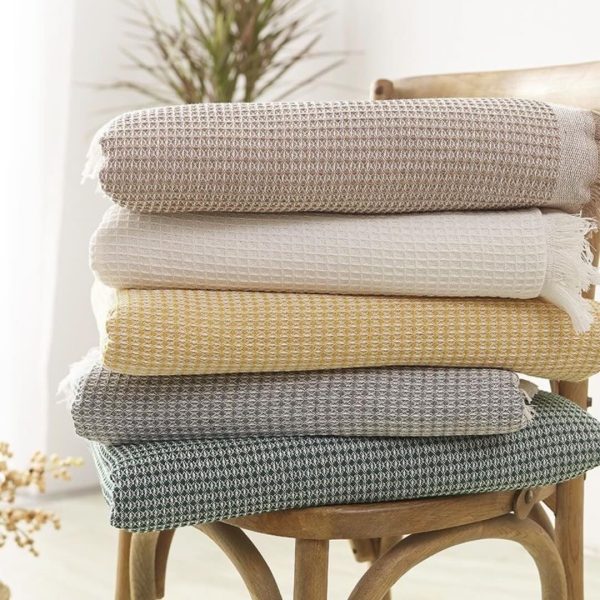 Khăn phủ ghế sofa dệt cotton cao cấp 3D phong cách Bắc Âu GOO Decor
