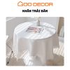 Khăn trải bàn vải dệt 3D vintage cao cấp phong cách Bắc Âu GOO Decor