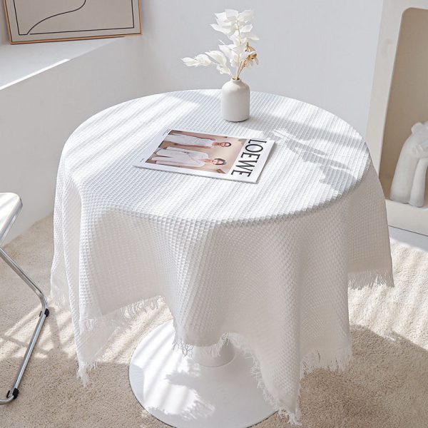 Khăn trải bàn vải dệt 3D phong cách vintage Bắc Âu cao cấp GOO Decor