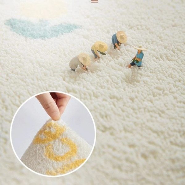 Thảm lau chân hình bán nguyệt thấm nước chống trượt dùng trong nhà tắm GOO Decor