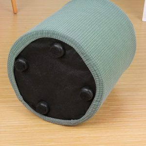 Vỏ bọc đôn tròn bằng vải nhung gân mềm mại ôm sát GOO Decor