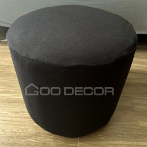 Vỏ bọc đôn tròn bằng vải thun sữa mềm mại co giãn 4 chiều GOO Decor