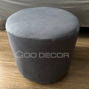 Vỏ bọc đôn tròn bằng vải thun sữa mềm mại co giãn 4 chiều GOO Decor