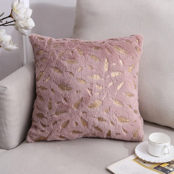 Vỏ gối sofa vải nhung lông sang trọng kích thước 45x45cm GOO Decor