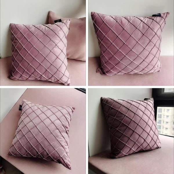 Vỏ gối sofa vải nhung mềm mịn kích thước 30x50 và 45x45 GOO Decor