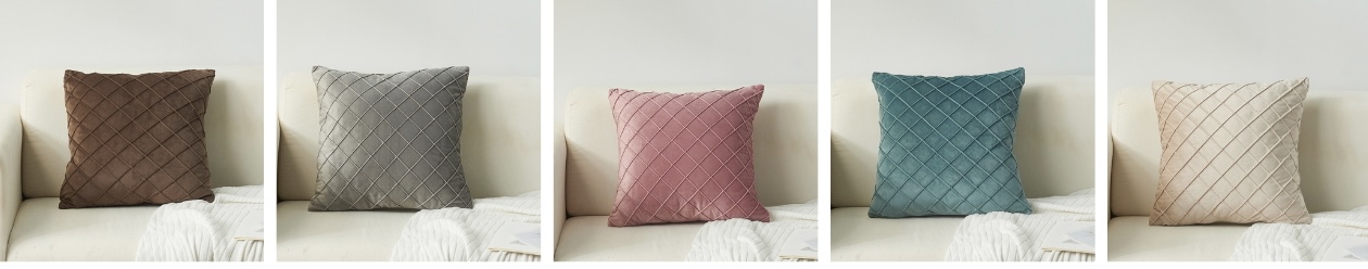 Vỏ gối sofa vải nhung mềm mịn kích thước 30x50 và 45x45 GOO Decor